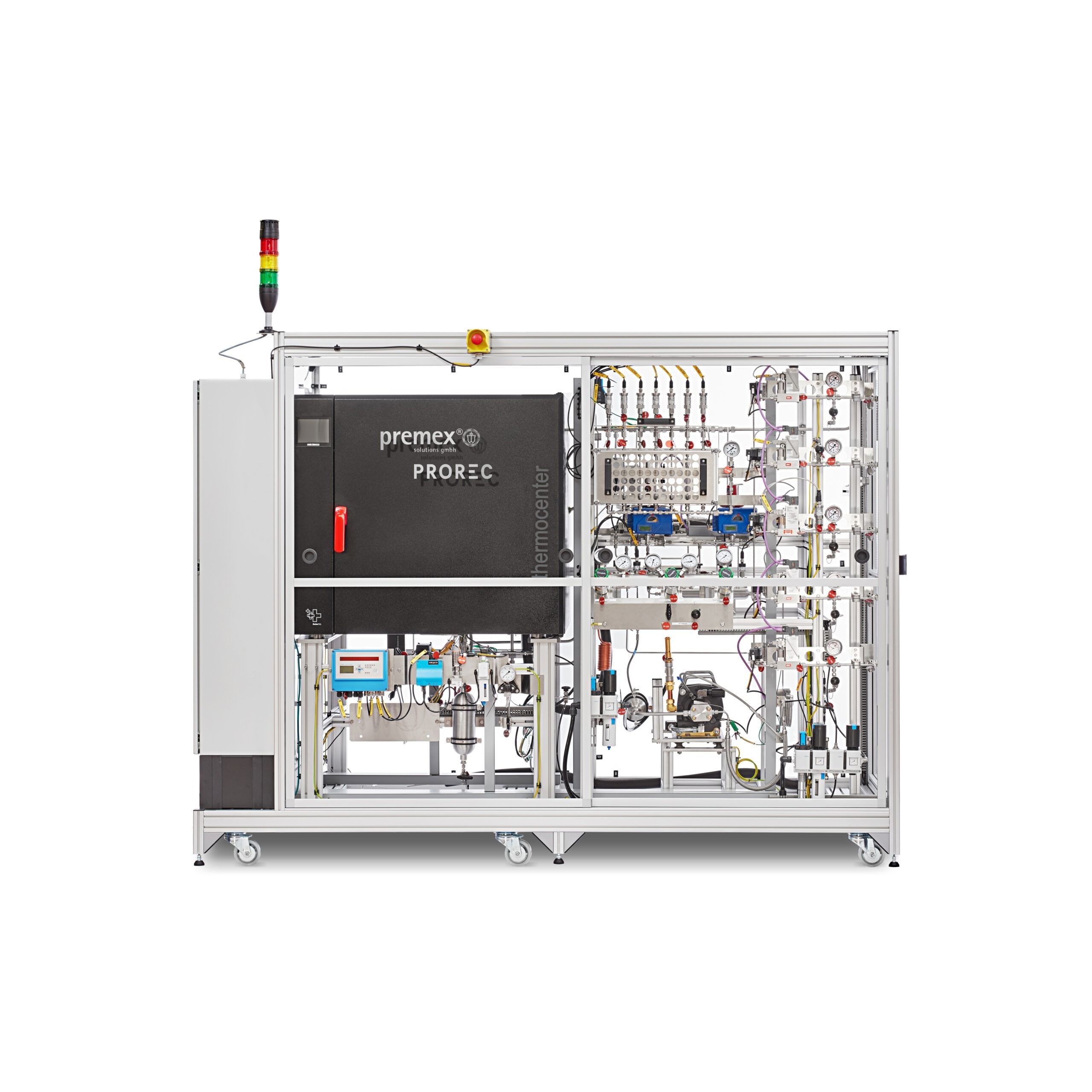 Laboranlage zur CO<sub>2</sub>- und Synthesegas-Hydrierung
